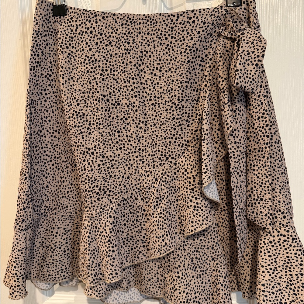 Polka Dot Ruffle Skirt